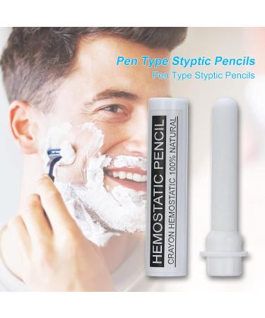 Hosioe Pen Type Styptic Pencils Bloodstone Stops Cuts Bleeding Shaving Cut Stick Anti-infection Men's Shaving Tool - Buy Online on SooperMarket.com