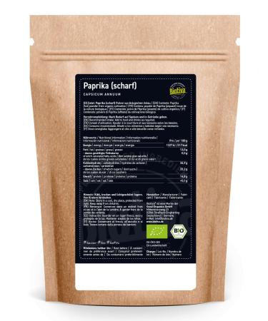 Paprika Powder 250g - Sharp & Aromatic Gourmet Spice - Biotiva - International Shipping - Buy Online on SooperMarket.com