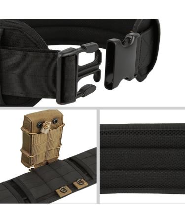 EXCELLENT ELITE SPANKER Military Waist Belt Multi-Purpose Molle Padded Patrol Belt Outdoor Sports Equipment Black Large - Buy Online on SooperMarket.com