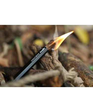 CrocSee Survival Wick Hemp Cord Tinder Kit with Waterproof Aluminum Bellows Tube Sleeve - Fire Starting Essentials - Buy Online on SooperMarket.com