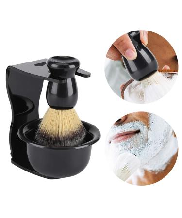Premium 3-in-1 Shaving Brush and Bowl Set for Men - Professional Shaving Set with Stand Holder - Buy Online on SooperMarket.com