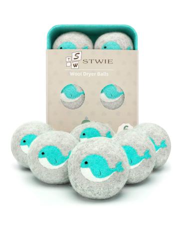 Dryer Balls Laundry Reusable Wool Felt Balls Organic Wool Dryer Balls New Dolphin With Crafting Box Drying Ball Helps Save Dry Time Reduce Wrinkles Style-3