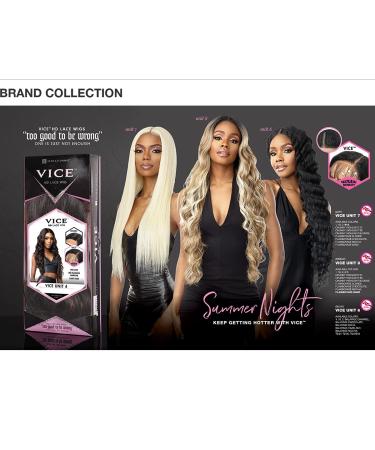 Sensationnel Vice Lace Front Wig - HD Transparent Lace, Pre-plucked Hairline, Babyhair, 5 Inch Deep Part | Vice Unit 06 (1B) - Buy Online on SooperMarket.com