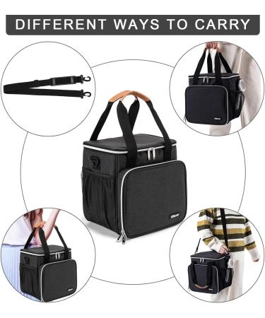 BABEYER Dog Grooming Bag - Pet Tool Kit Organizer Tote - Black - Buy Online on SooperMarket.com