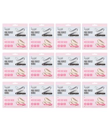 SOOAE Pore Perfect Bubble Mud Duo Mask - 12 Count Carbonated Bubble Clay & Rose Mud for Pore Care | International Shipping Available - Buy Online on SooperMarket.com