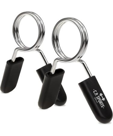 C.P.Sports Feather Closures | Spring Fixed Dumbbell Closures | Robust Steel | 25mm 28mm 30mm 50mm | Perfect for Strength Training Bodybuilding & Fitness | Available in 4 Colors - Buy Online on SooperMarket.com