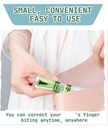 Anti Nail Biting Polish - Stop Nail Biting - Nail Biting Prevention for Teenagers & Adults - Nail Care Bitter Taste Safe Natural Plant Extract - Buy Online on SooperMarket.com