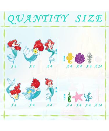 Party Supplies for Ariel Cupcake Toppers Girl Theme Birthday Brightness Supplies Favors 48 counts - Buy Online on SooperMarket.com