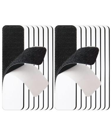 15 Sets 1x4 inch Strips with Adhesive Heavy Duty Hook and Loop Tape Carpet Tape Rug Tape Strength Backing Fixing Installing Tape Wall Hanging No Perforation Fabric Couch Industrial Office Household