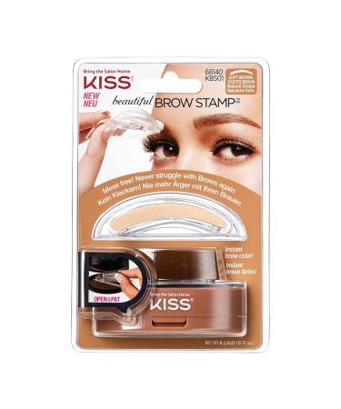 KISS Beautiful Brow Stamp Soft Brown