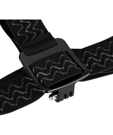 Sametop Head Strap Mount for GoPro & DJI Osmo Action Cameras - Compatible with Hero 11-1, Fusion, Max - Adjustable Headband for Hands-Free Shooting - Buy Online on SooperMarket.com