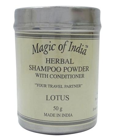 RSGM Magic Of India Herbal Lotus Shampoo Powder With Conditioner - 50g
