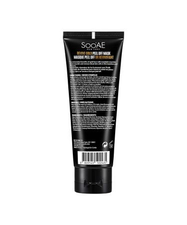 Soo AE Revive Gold Peel Off Mask - Anti-Aging 24K Gold Face Mask for Pore & Blackhead Care | Deep Clean Lifting & Revitalizing 3.4 fl oz - Buy Online on SooperMarket.com