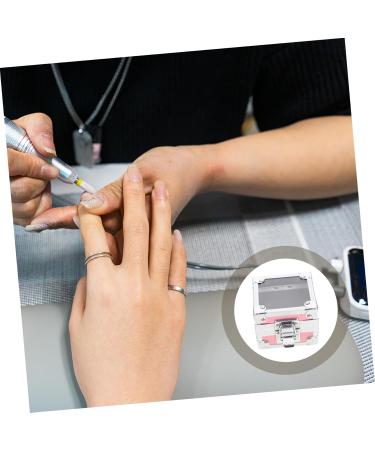 WOFASHPURET Box grinding head storage box nail display stand nails drill bits nail polishing head holder nail drill grinding bit holder practical drill bit organizer manicure tool holder large 7.5x7.5cm As Shown - Buy Online on SooperMarket.com