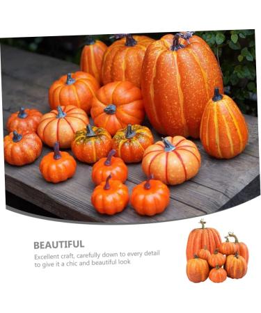 Warmhm 8pcs Halloween Decor Home Decor Autumn Decor Artificial Pumpkins Decor Photo Props Fall Photo Shoot Props Simulation Pumpkin Decor Scene Layout Adorn Ornaments Foam Cupboard - Buy Online on SooperMarket.com