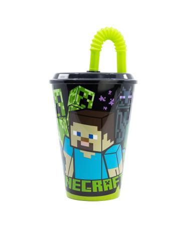 Stor Becher Latte Easy 430 ml Minecraft plastic colorful 1 unit (pack of 1)