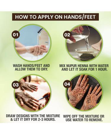 LOGY Nupur 100% Pure Henna Powder for Hair Colour (Mehandi) | for Hair Hands & Feet (150g) - Buy Online on SooperMarket.com