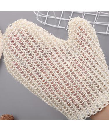 Buy Angoily 2-Piece Peeling Washbasin Gloves - Dead Skin Remover & Body Massage Scrub for Adults & Kids | SISAL Hollow Design for Effective Exfoliation - Buy Online on SooperMarket.com