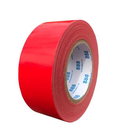 MG888 Multi-Purpose Duct Tape 1.88 Inches x 60 Yards, Crafts, Repairs & DIY Projects, 1 Roll (Red)