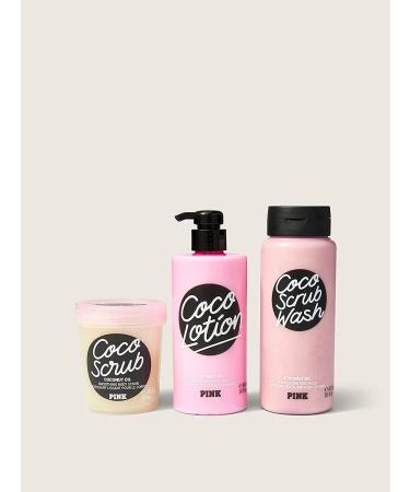Victoria's Secret Pink Coco Smoothing Body Scrub - Coconut Oil Infused - Buy Online on SooperMarket.com