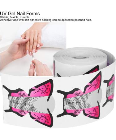 Nail Form Stable Durable Acrylic Nali Forms for Nail Art DIY for Beginners for Nail Technicians for Salon Nail Former Stickers - Buy Online on SooperMarket.com