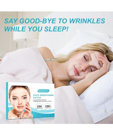 HXTMKT Forehead Wrinkle Patches Face Wrinkle Patches Reduce Wrinkles for Frown Forehead Crow Feet Eye Smile Line Face Mouth Corner Overnight Silicone Face Tape Anti Wrinkle Patch (256 ct) - Buy Online on SooperMarket.com