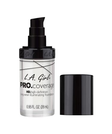 L.A. Girl Pro Coverage Liquid Foundation White 0.95 Fl Oz - Long Lasting Full Coverage Formula - Buy Online on SooperMarket.com