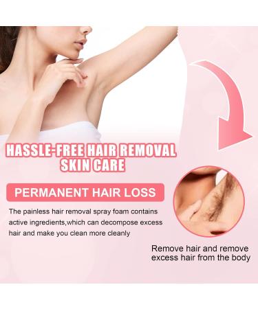 Smooth as Honey Mousse Hair Removal Spray Beeswax Hair Removal Mousse Hair Removal Spray for Women Men Gentle Painless (3) - Buy Online on SooperMarket.com