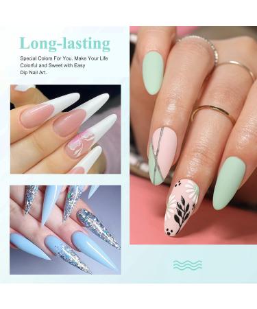 Acrylic Powder Set - 4 Colors for Nail Extension and 3D Carving - Professional Polymer Colored Acrylic Nail Powder (HJ-NAP024-54-32-33-75-28g) - Buy Online on SooperMarket.com