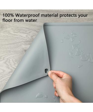 CZPET Pet Food Mat - Non-Slip Cat and Dog Feeding Placemat for Food and Water Dispenser - Easy to Clean Meal Mat for Large, Medium, and Small Pets - Buy Online on SooperMarket.com