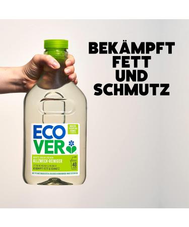 Ecover All-Purpose Cleaner Lemon Grass & Ginger Plant-Based Biodegradable Ingredients 1L (1-Pack) - Eco-Friendly Cleaning Solution - Buy Online on SooperMarket.com