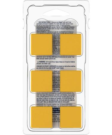 Glade Wax Melts Air Freshener and Odor Eliminator Scented Essential Oils for Home and Bathroom Mango Breeze 6 Count - Buy Online on SooperMarket.com