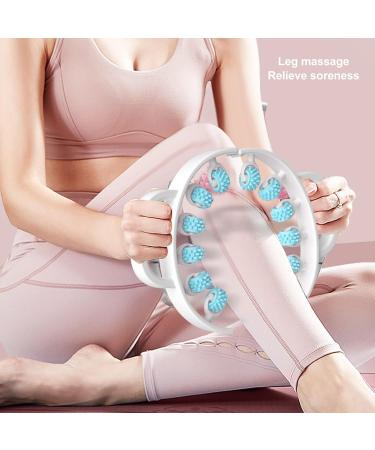 Muscle Roll Leg Massage Device - Relaxation & Relief for Sore Muscles | Indoor Sports & Pilates Equipment (Sky Blue) - Buy Online on SooperMarket.com