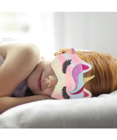 Shop Baluue Cute Animal Unicorn Sleep Mask - Plush Eye Cover for Kids Teens & Women | Perfect Sleeping Eyeshade - Buy Online on SooperMarket.com