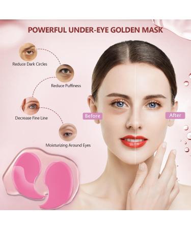 60 Pcs Pink Under Eye Patches 30 Pairs Women Undereye Mask for Puffy Eyes Dark Circles Treatment Beauty Skin Care Products Men Collagen Gel Pads Hydrating for Eye Bags Puffiness Wrinkle 1 count (Pack of 1) - Buy Online on SooperMarket.com