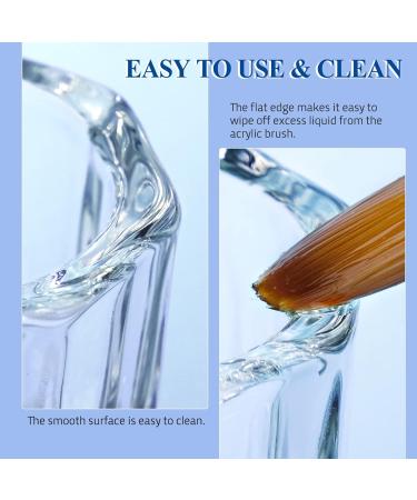 Saviland 3pcs Acrylic Nail Brushes & 2pcs Dappen Dish Set - Professional Nail Art Tools - Buy Online on SooperMarket.com