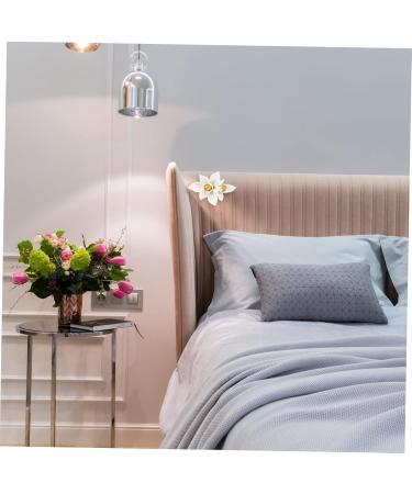 Cabilock 1pc Ceramic Orchid Wall Decor Pendant Pool Decor Wall Decal Garden Wall Art Adornment Ceramics White 9.00X6.50X4.00CM - Buy Online on SooperMarket.com