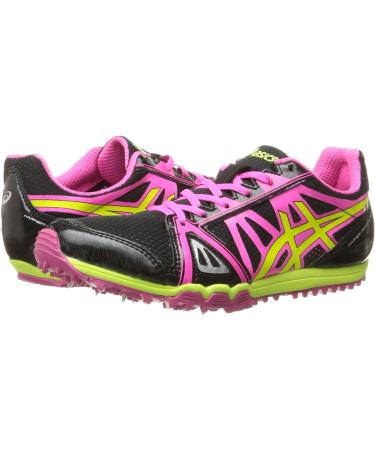ASICS Women's Hyper Rocketgirl XC Spike Shoe 10.5 - Black/Hot Pink/Flash Yellow - Buy Online on SooperMarket.com