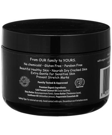 Coconut Essentials Moisturizing Body Butter - 8 oz - Coconut Oil, Vitamin E, Shea, Peppermint, Almond, Cocoa & Sunflower for Glowing Skin - Buy Online on SooperMarket.com