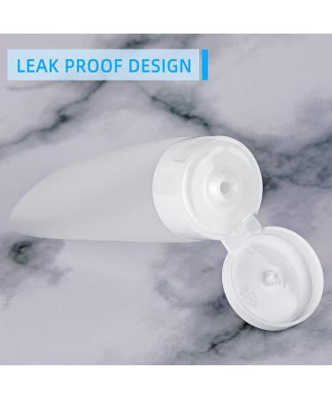 TSA Approved Travel Bottles Set 4 Pack - Leak Proof, Refillable, Portable Containers for Toiletries - Ideal for Airplane, Shampoo, Conditioner, Lotion - 60ml - Buy Online on SooperMarket.com