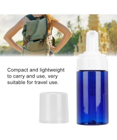 Travel Empty Bottle 100ml Portable Dispenser Bottle DIY Portable Mousse Foaming Styling ToolsHairbrushesEmpty Bottle Refillable Travel Dispenser Container (100ML pump head blue transparent foam 100ML pump head blue transparent foam bottle - Buy Online on SooperMarket.com