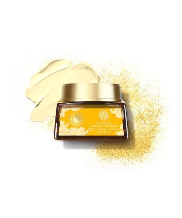 Forest Essentials Soundarya Radiance Cream with 24K Gold SPF25 - Travel Size Anti-Aging Day Cream 15g | International Shipping - Buy Online on SooperMarket.com