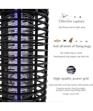 HUNTINGOOD Bug Zapper - Portable Indoor Insect Killer with 365NM UV Lamp - Chemical Free, Child Safe - Spare Bulb Included - 2023 Upgraded - Buy Online on SooperMarket.com
