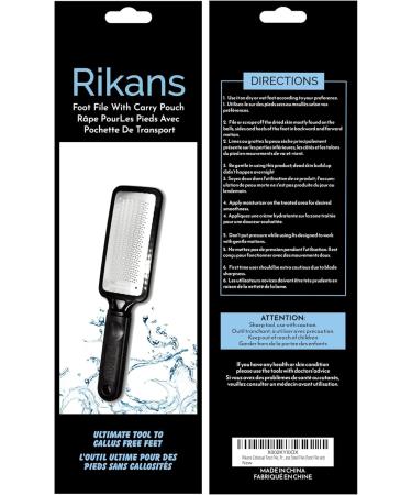 Rikans Colossal Foot File - Professional Callus Remover & Pedicure Tool for Wet/Dry Skin | High-Grade Stainless Steel Foot Care Set - Buy Online on SooperMarket.com