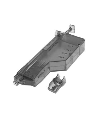 ARSUK Airsoft Speed Loader with Adapter for 6mm bb Pellets, Paintball Magazine Fast Quick Loading Airsoft Tool Accessory 155 Rounds BB Loader