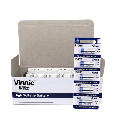 50pc 12V Alkaline Batteries L1028 Replaces MN21 A23 LRVO8