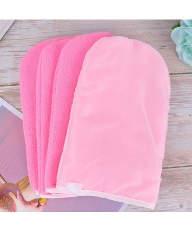 Shop Beaupretty Paraffin Gloves - Insulated Terry Cloth & Cotton Gloves for Wax Care (Pink) | 2 Pairs - International Shipping Available - Buy Online on SooperMarket.com