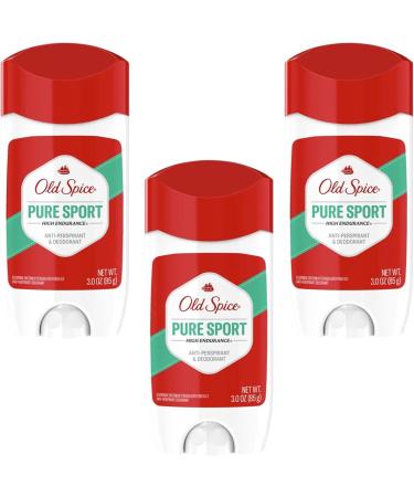 Old Spice 03891 Deodorant Stick High Endurance Pure Sport Scent 3-oz. - Quantity 3 Pure Sport 9 Ounce (Pack of 1) - Buy Online on SooperMarket.com