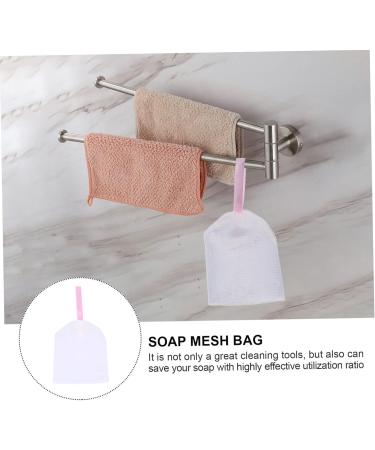 Healeved 6 Pcs Foaming Net Soap Soap Sack Soap Saver Soap Net Soap or White 11x8.5cmx2pcs Whitex2pcs - Buy Online on SooperMarket.com