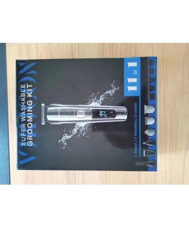 VIKICON Beard Trimmer Men IPX7 Waterproof Grooming Kit w/Case Nose Hair Trimmer Electric Razor Body Shavers Cordless Clippers Shaving Kit for Mustache Face Body Gifts for Men Dad Silver 13 Piece Set - Buy Online on SooperMarket.com